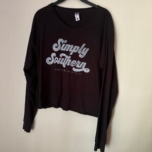 Simply Southern - XL - Long sleeve crop top